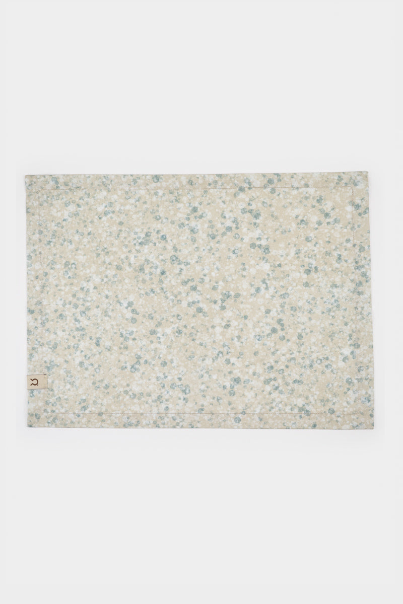 【RIFO】イタリア・アップサイクル | RECYCLED COTTON PLACEMAT MARBLE - Beige Travertino