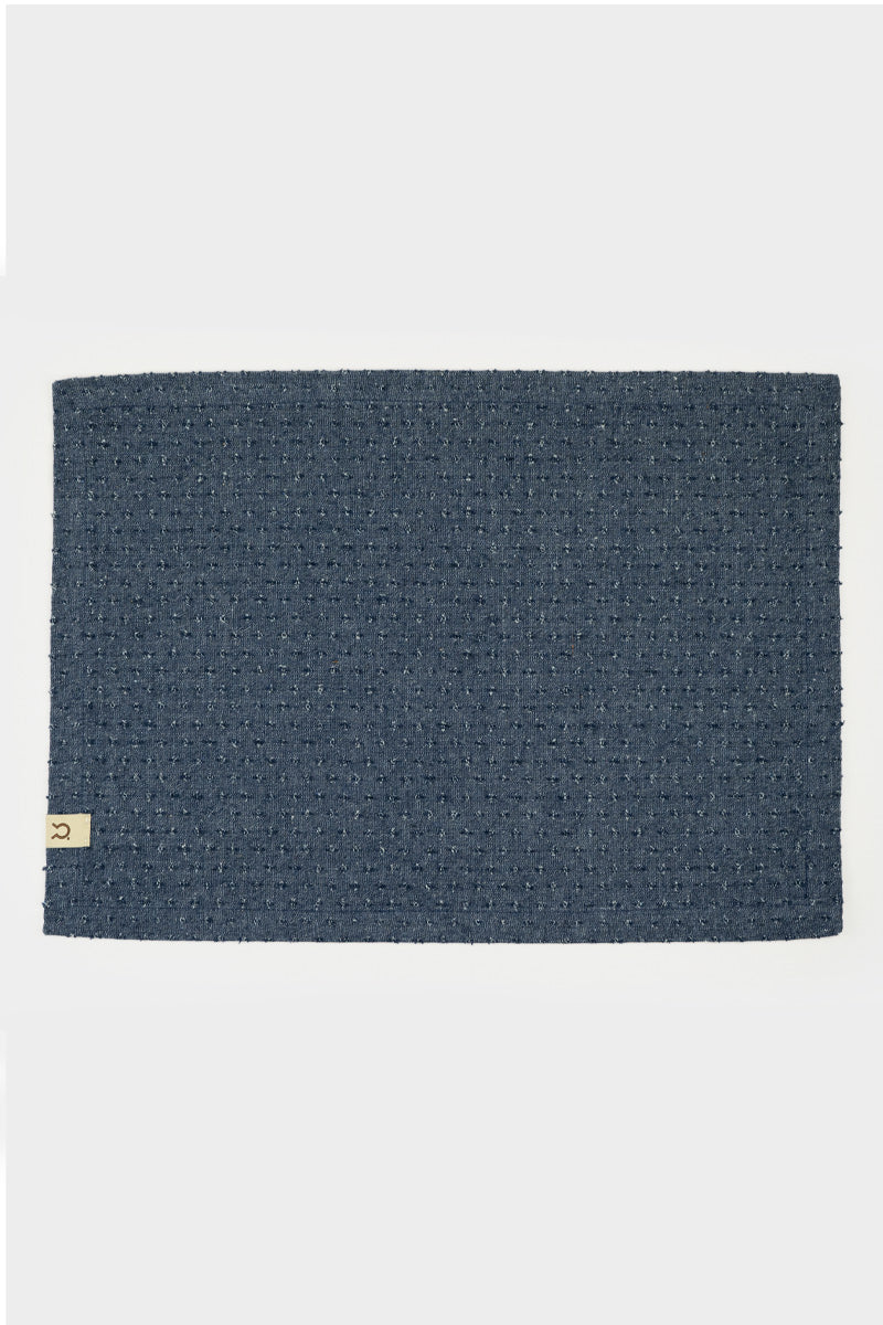 【RIFO】イタリア・アップサイクル | RECYCLED DENIM COTTON PLACEMAT PIERCE