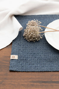 【RIFO】イタリア・アップサイクル | RECYCLED DENIM COTTON PLACEMAT PIERCE