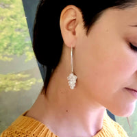 【Maa Bijoux】アクセサリー | シルバーのペンダント型イアリング