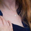【Maa Bijoux】アクセサリー | シルバー製のシンプルなデザインのネックレス、木の丸い形状